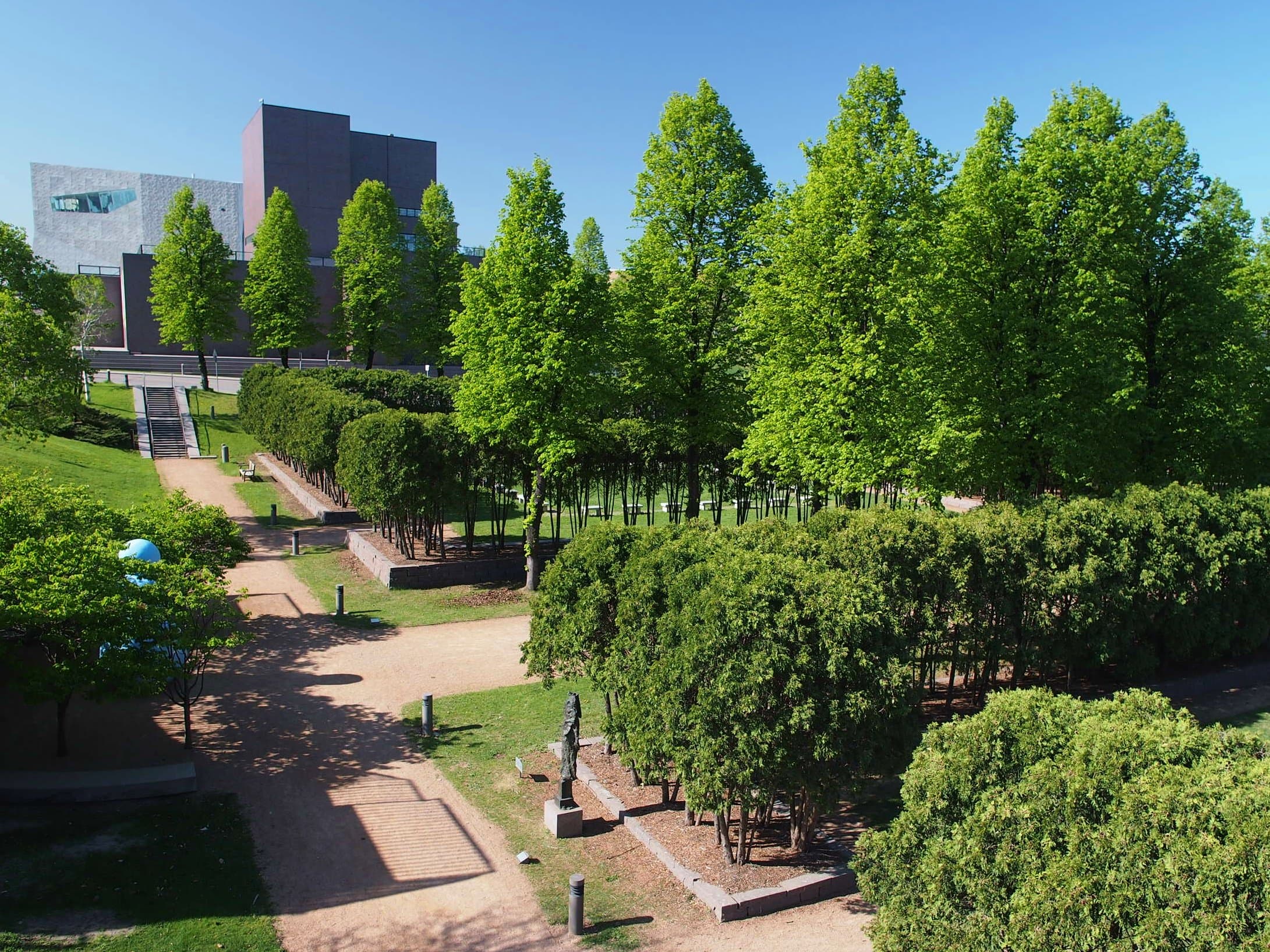 Sculpture garden public space