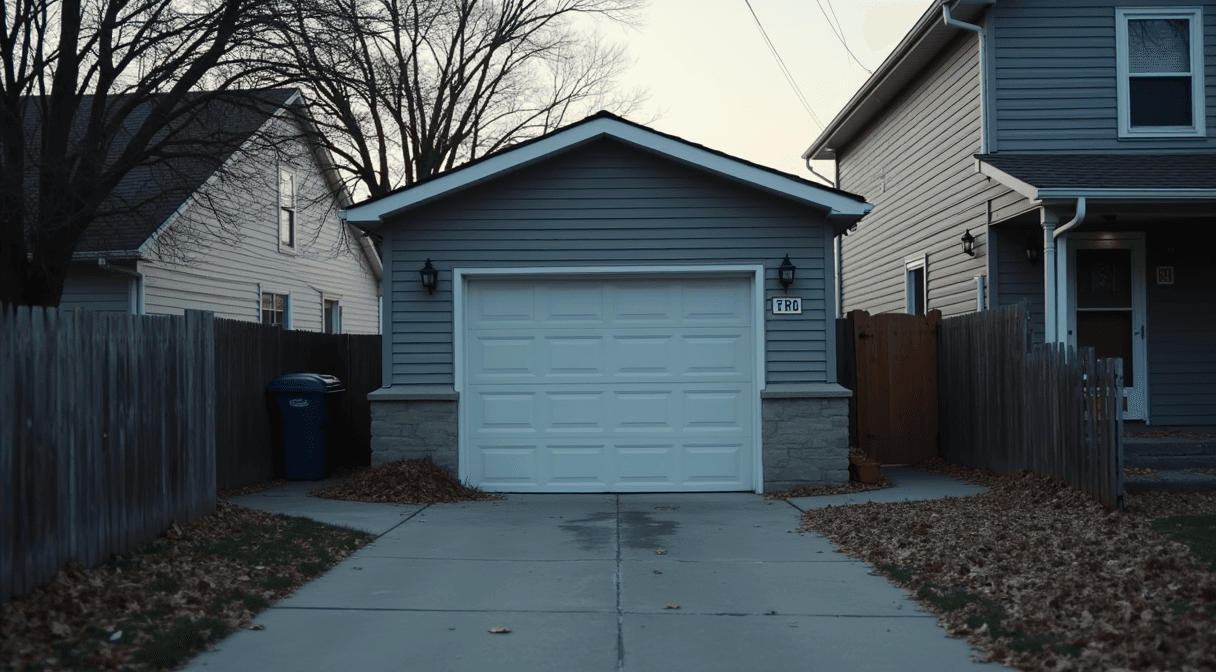 Crime and safety report illustration: Garage Break-In Reported on Girard Avenue