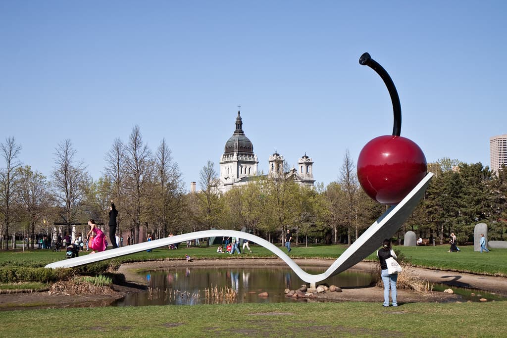 Spoonbridge and Cherry in the Minneapolis Sculpture Garden