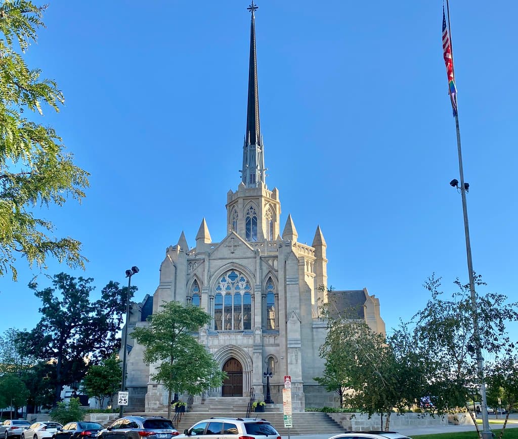 Hennepin Avenue United Methodist Church, Groveland Avenue and Lyndale Avenue, Loring Park, Minneapolis, MN