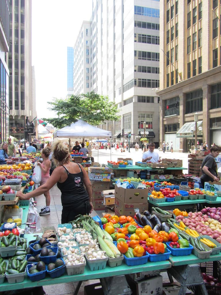 Minneapolis Farmers Market on Nicollet Mall